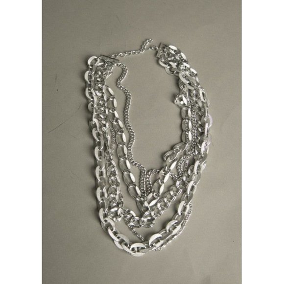 Silver Chain Link Necklace Vintage Jewelry made in Germany - Picture 3 of 7